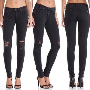 Rag & Bone Soft Rock Distressed Skinny Jeans, Size 26